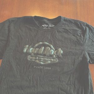 Hard rock T-shirt size small in fair condition